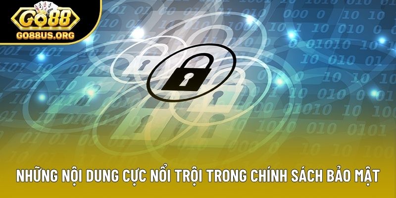 Những nội dung cực nổi trội trong chính sách bảo mật